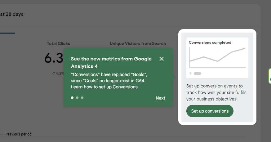 See the new metrics from Google Analytics 4